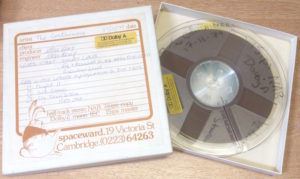 A tape reel of the Containers in a box